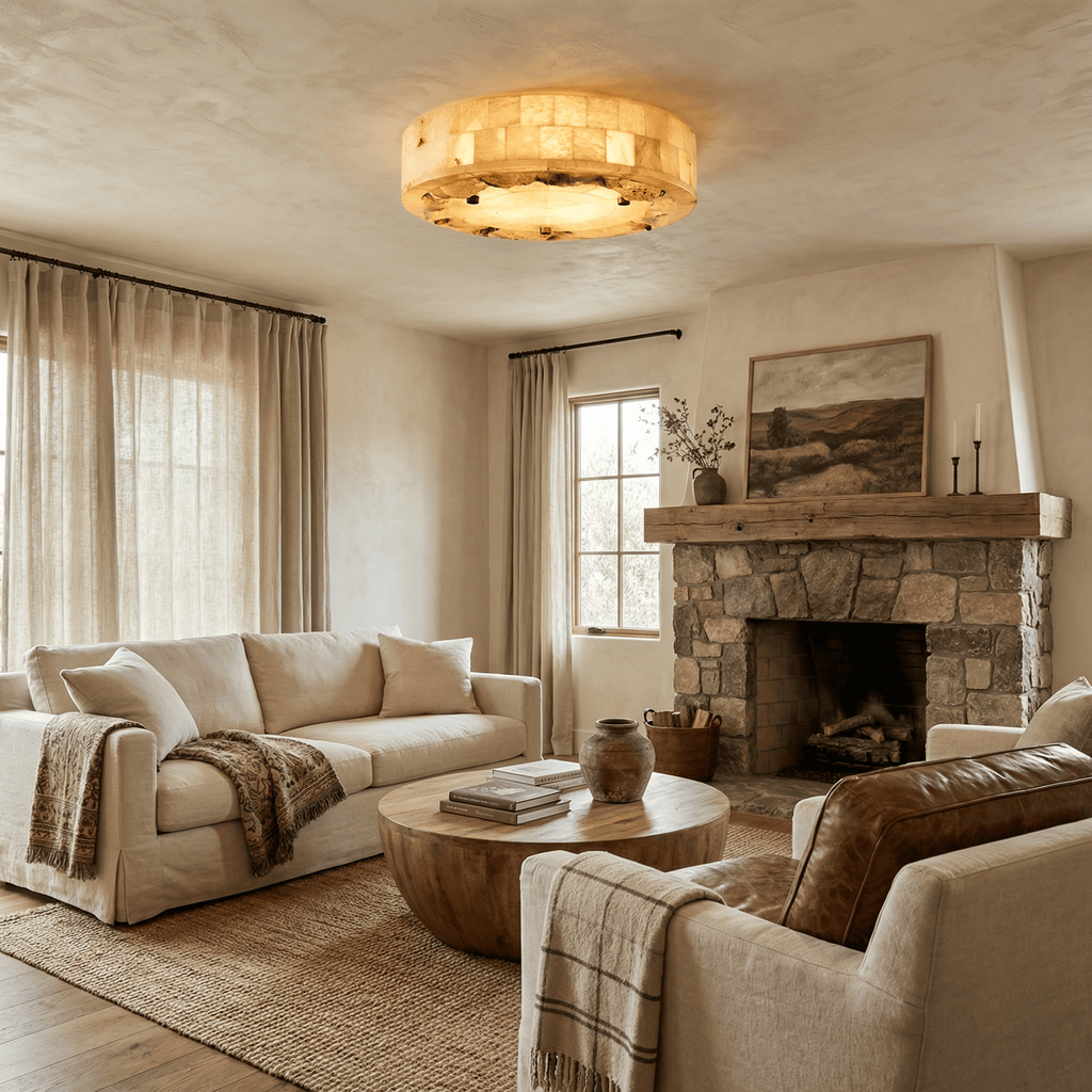 Luriel Alabaster Ceiling Light product view