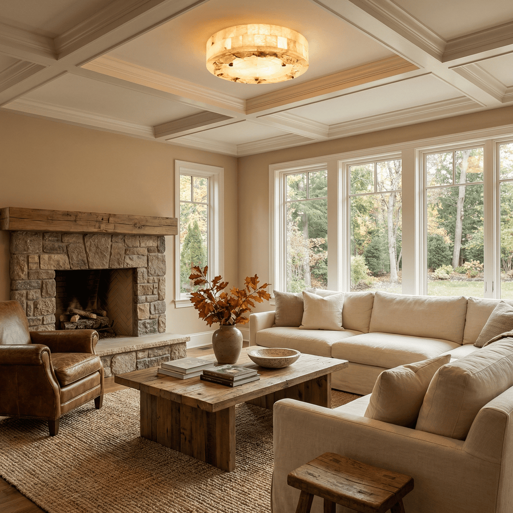 Luriel Alabaster Ceiling Light product view