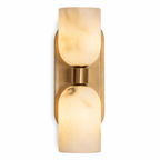 Aurelian Twin Alabaster Wall Light product view