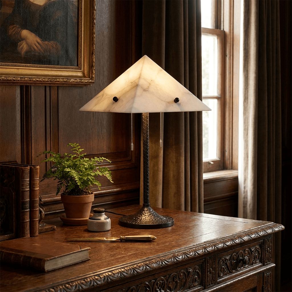 Apex Alabaster Prism Table Lamp product view