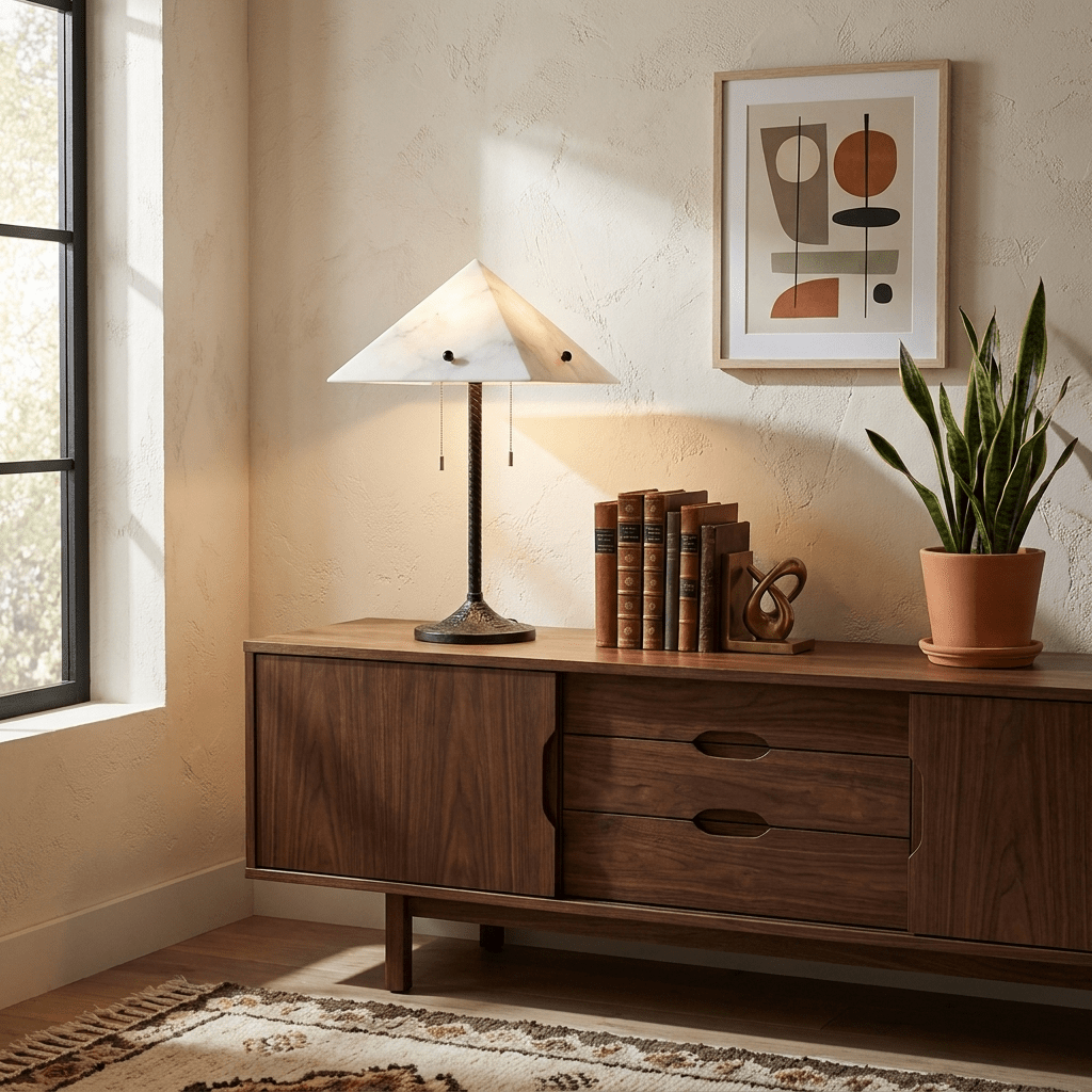 Apex Alabaster Prism Table Lamp product view