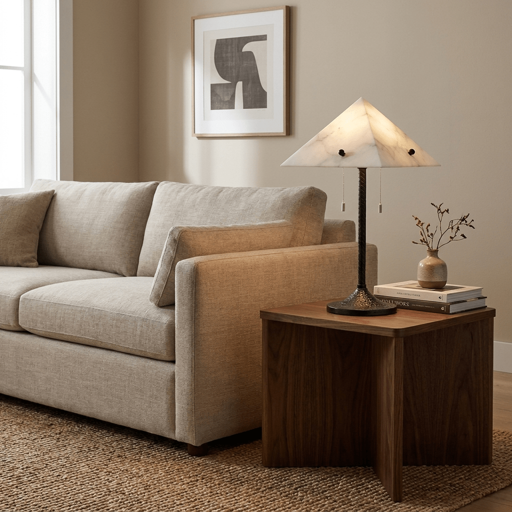 Apex Alabaster Prism Table Lamp product view
