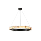 Alabaster Avalon Halo Chandelier Chandelier