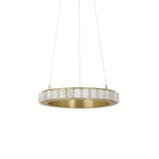 Alabaster Avalon Halo Chandelier Chandelier