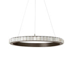 Alabaster Avalon Halo Chandelier Chandelier