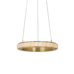 Alabaster Avalon Halo Chandelier Chandelier