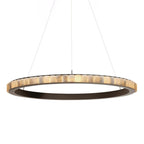 Alabaster Avalon Halo Chandelier Chandelier