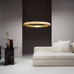 Alabaster Avalon Halo Chandelier Chandelier