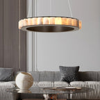Alabaster Avalon Halo Chandelier Chandelier