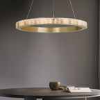 Alabaster Avalon Halo Chandelier Chandelier