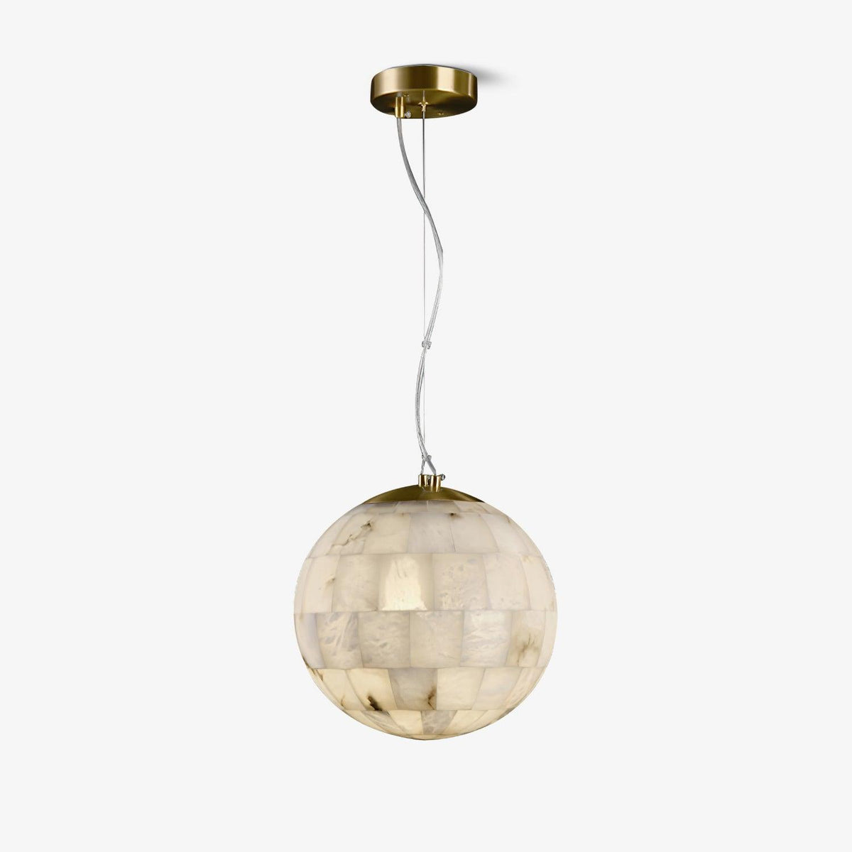 Alabaster Ball Pendant Light product view