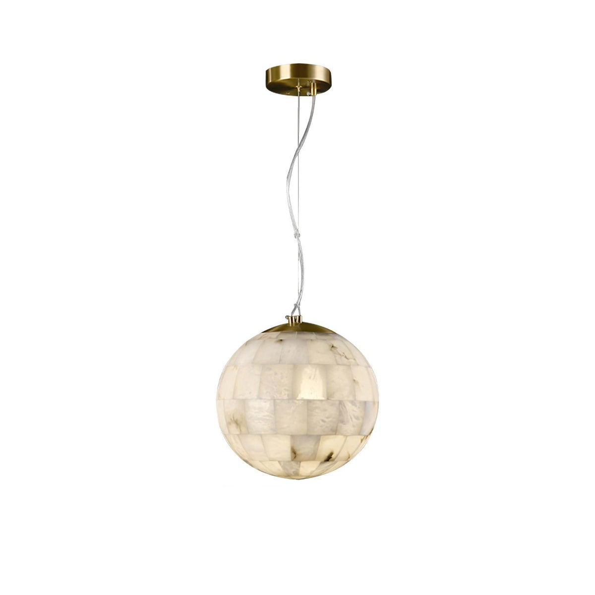 Alabaster Ball Pendant Light product view