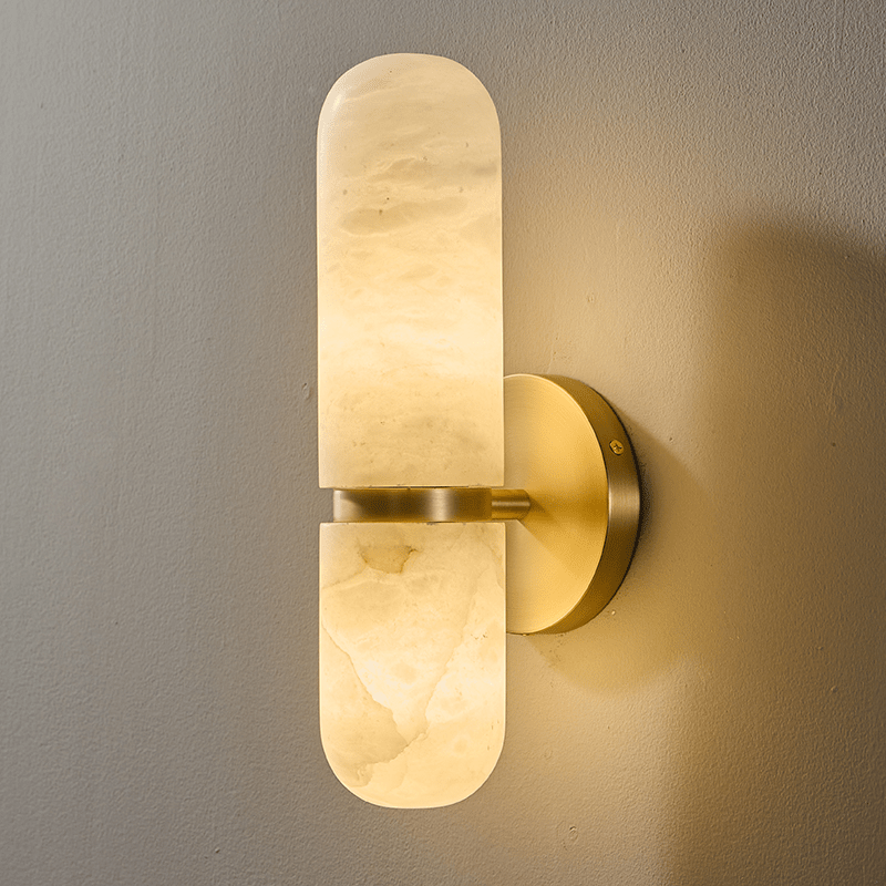 Alabaster Capsule Wall Sconce product view