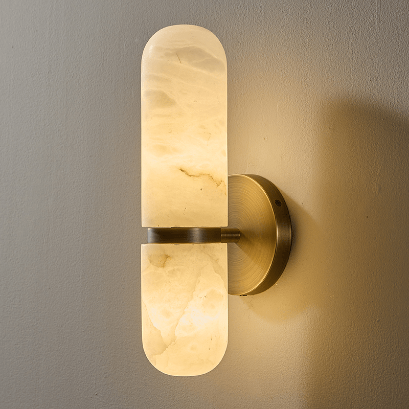 Alabaster Capsule Wall Sconce product view