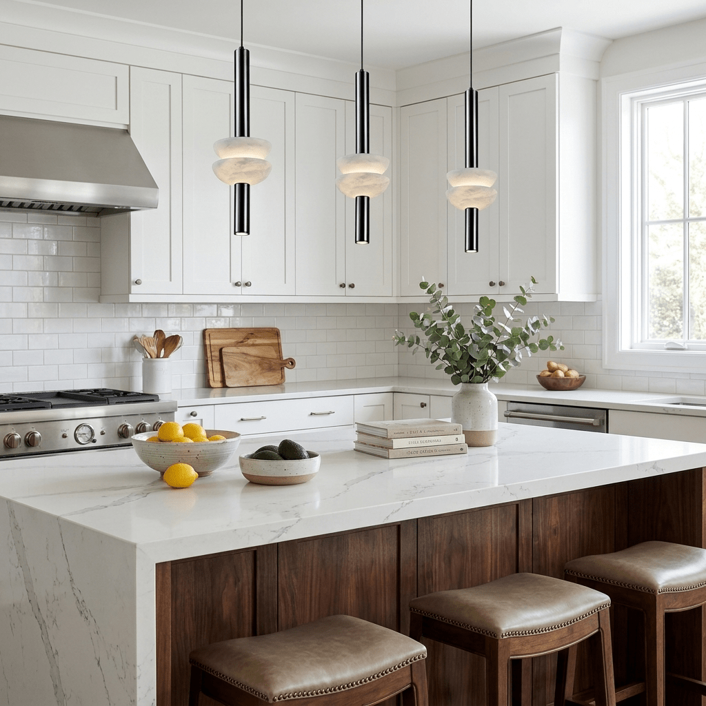 Alabaster Column Pendant Lamp product view