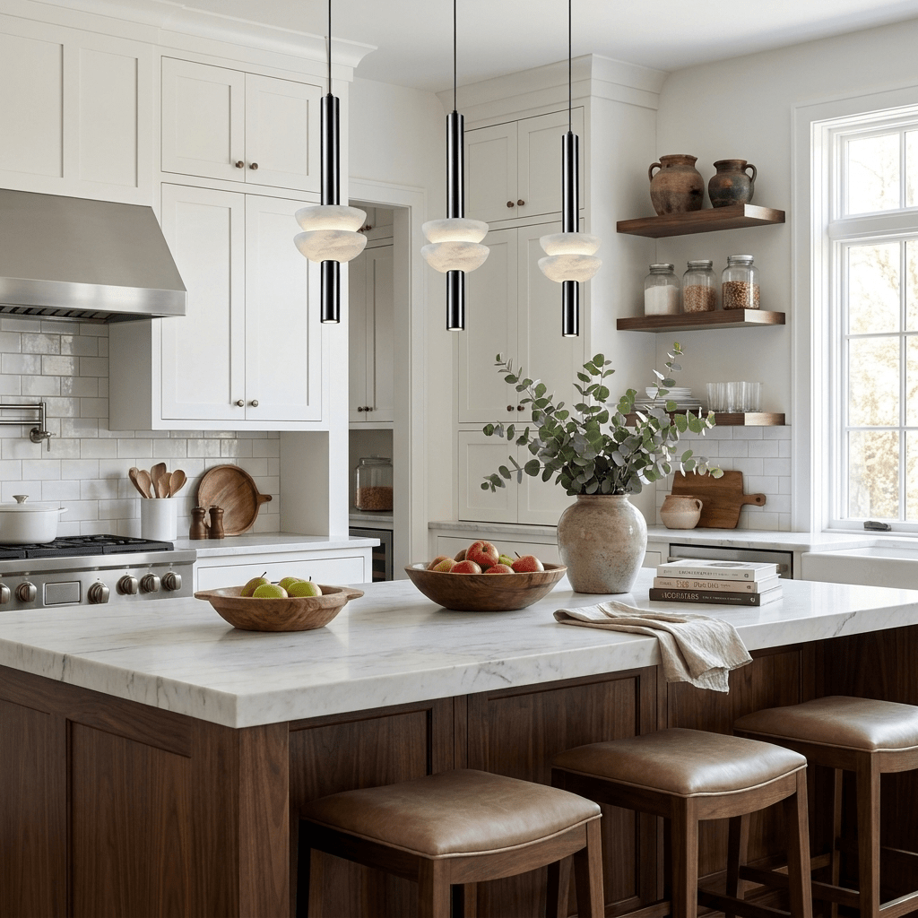 Alabaster Column Pendant Lamp product view