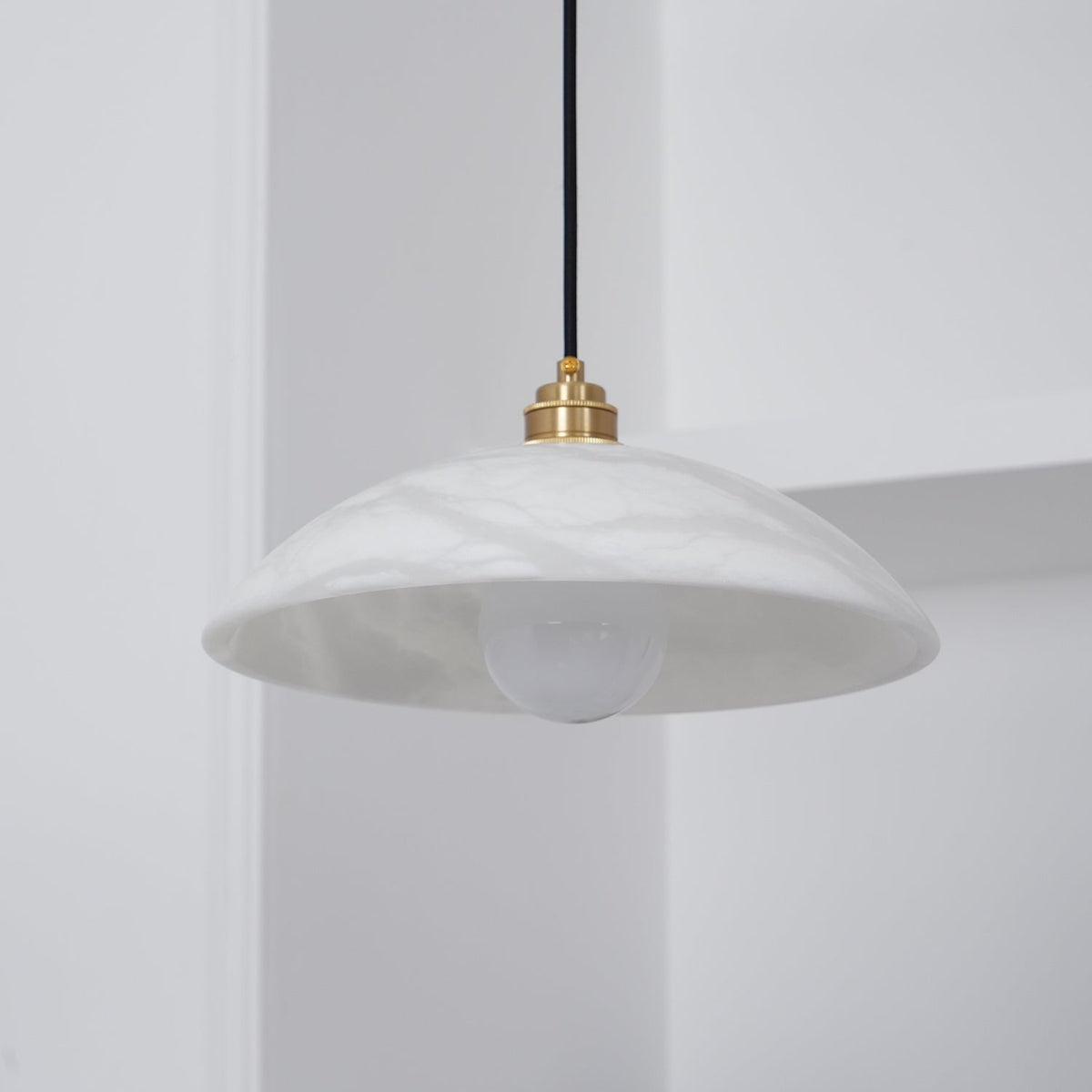 Alabaster Dome Pendant Lamp Pendant light