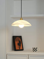 Alabaster Dome Pendant Lamp Pendant light