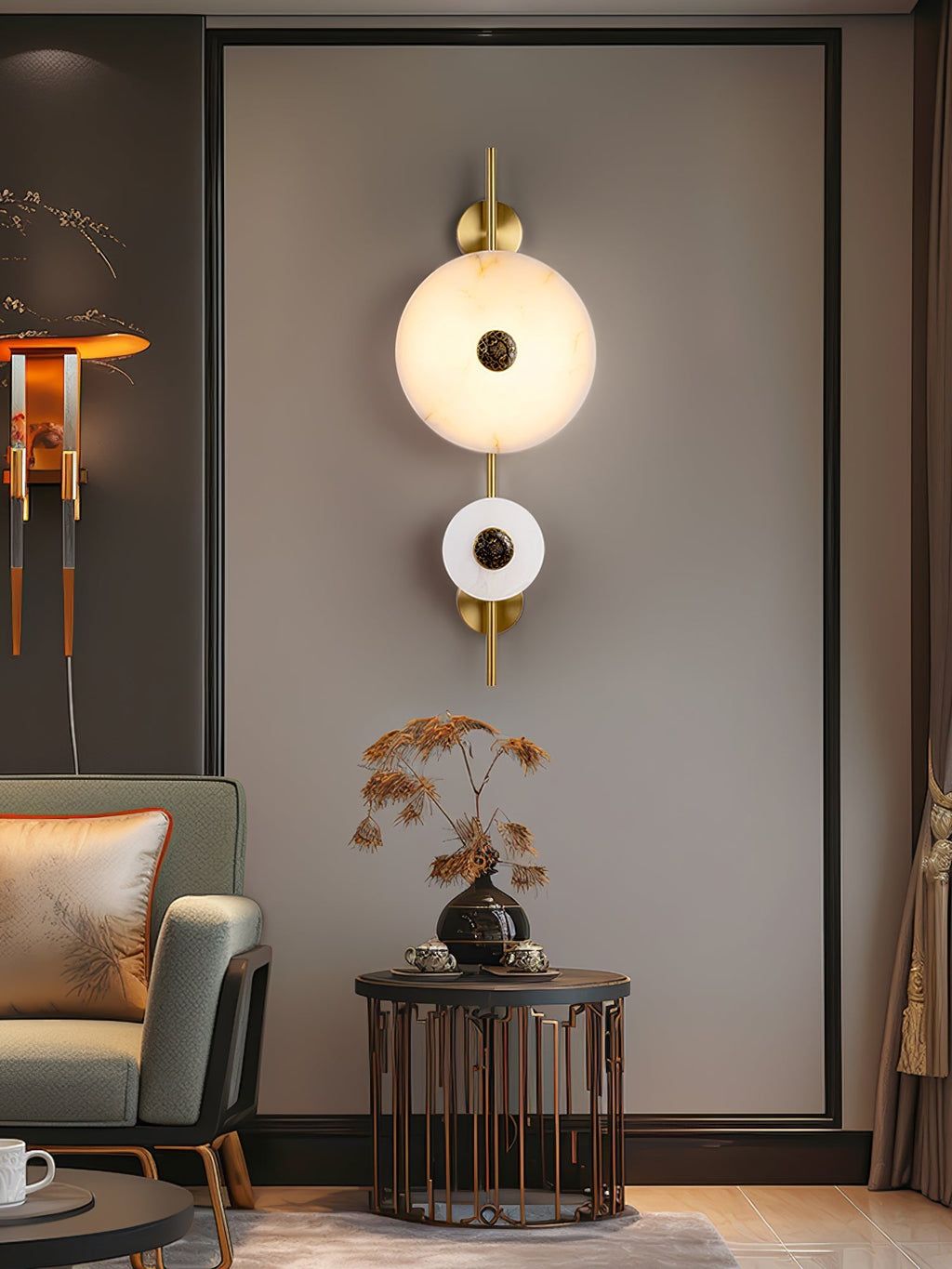 Alabaster Eclipse Wall Light Wall lamp