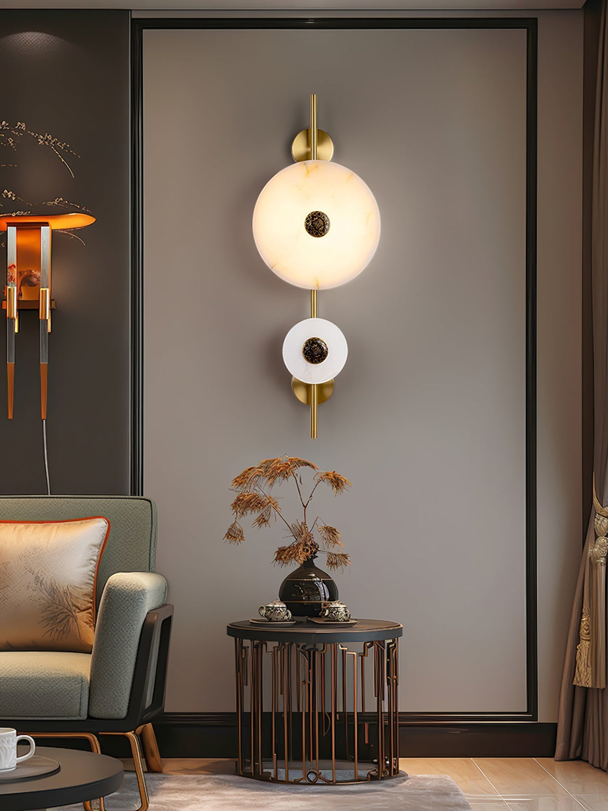 Alabaster Eclipse Wall Light Wall lamp
