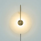 Alabaster LED Plug-In Wall Lamp Wall lamp