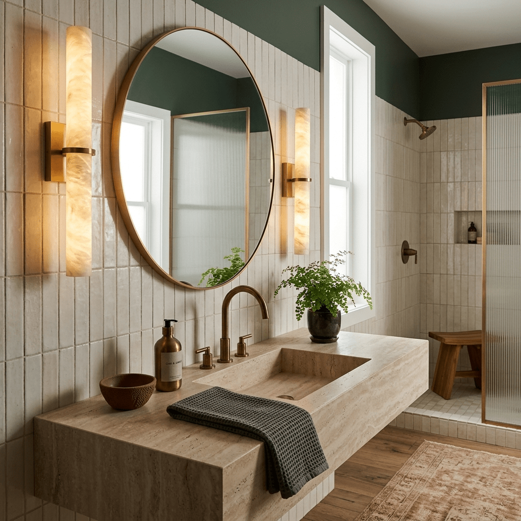 Aluna Alabaster Bar Wall Light product view