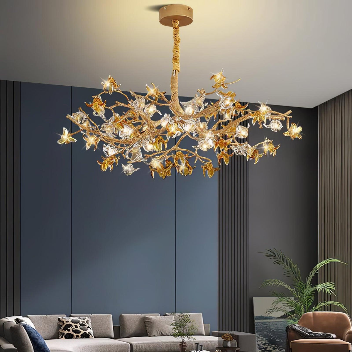 Aosta Brass Branch Chandelier product view