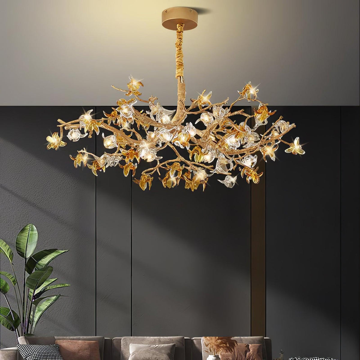 Aosta Brass Branch Chandelier product view