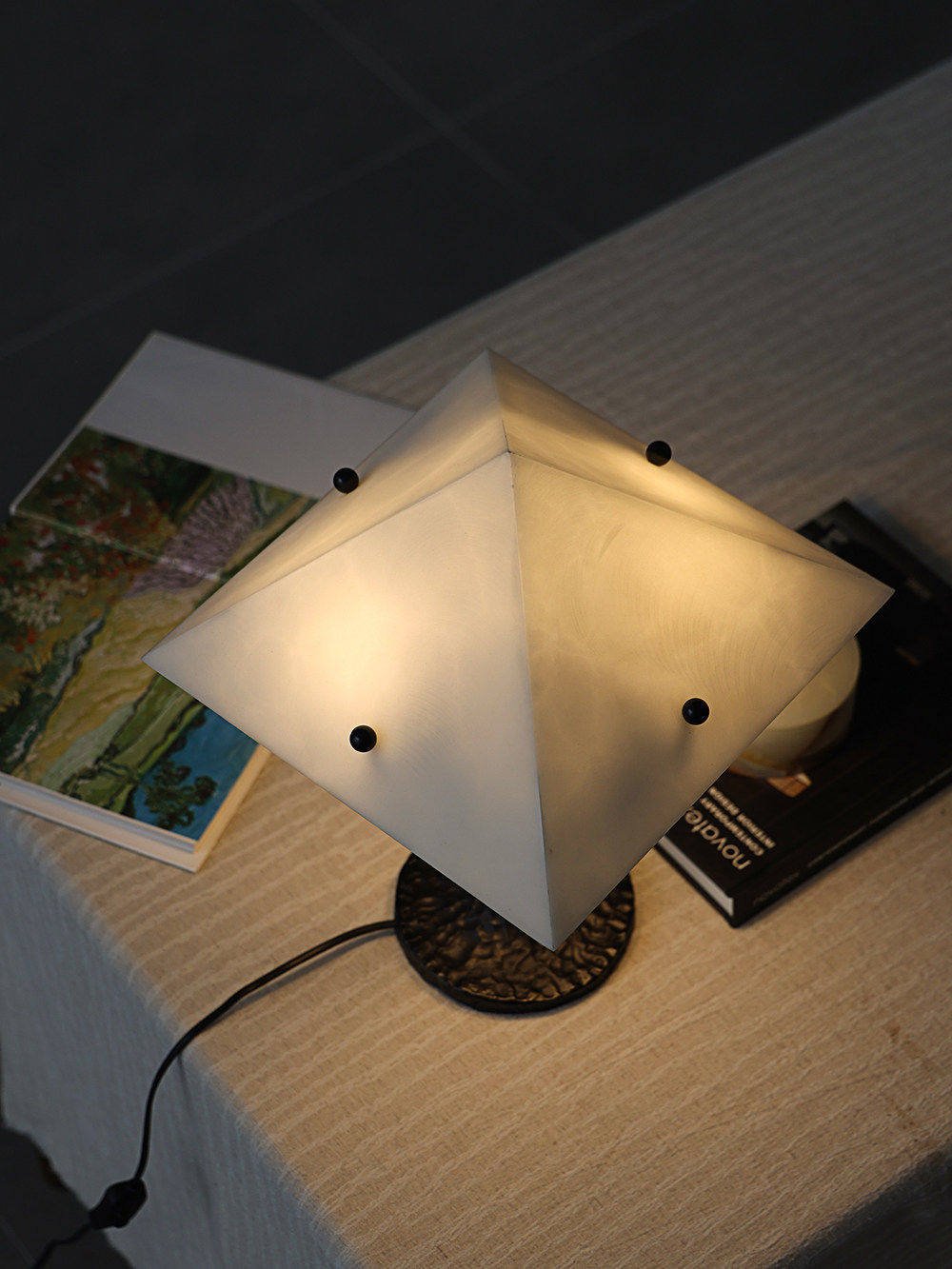 Apex Alabaster Prism Table Lamp product view
