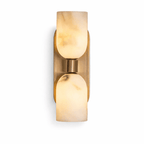 Aurelian Twin Alabaster Wall Light product view