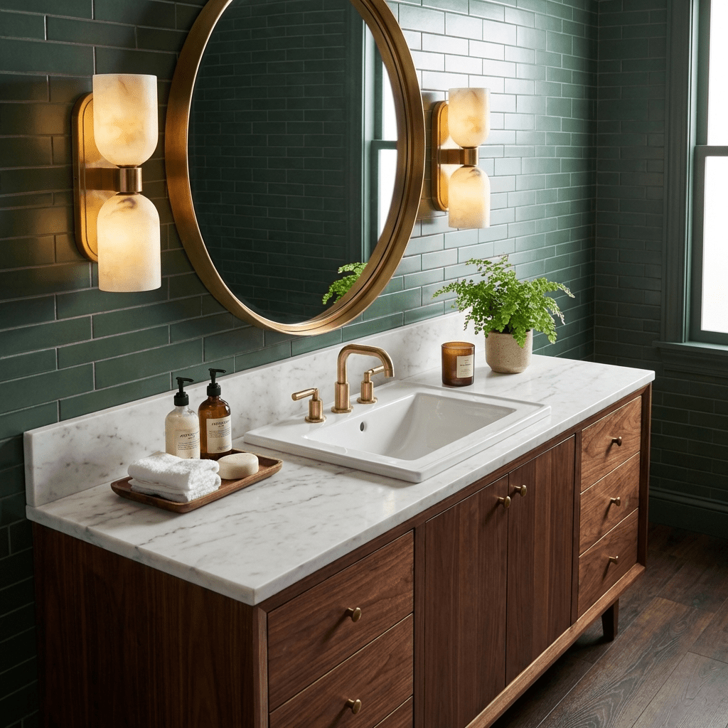 Aurelian Twin Alabaster Wall Light product view