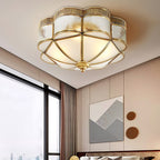 Brass Domed Flush Ceiling Lamp Ceiling lamp