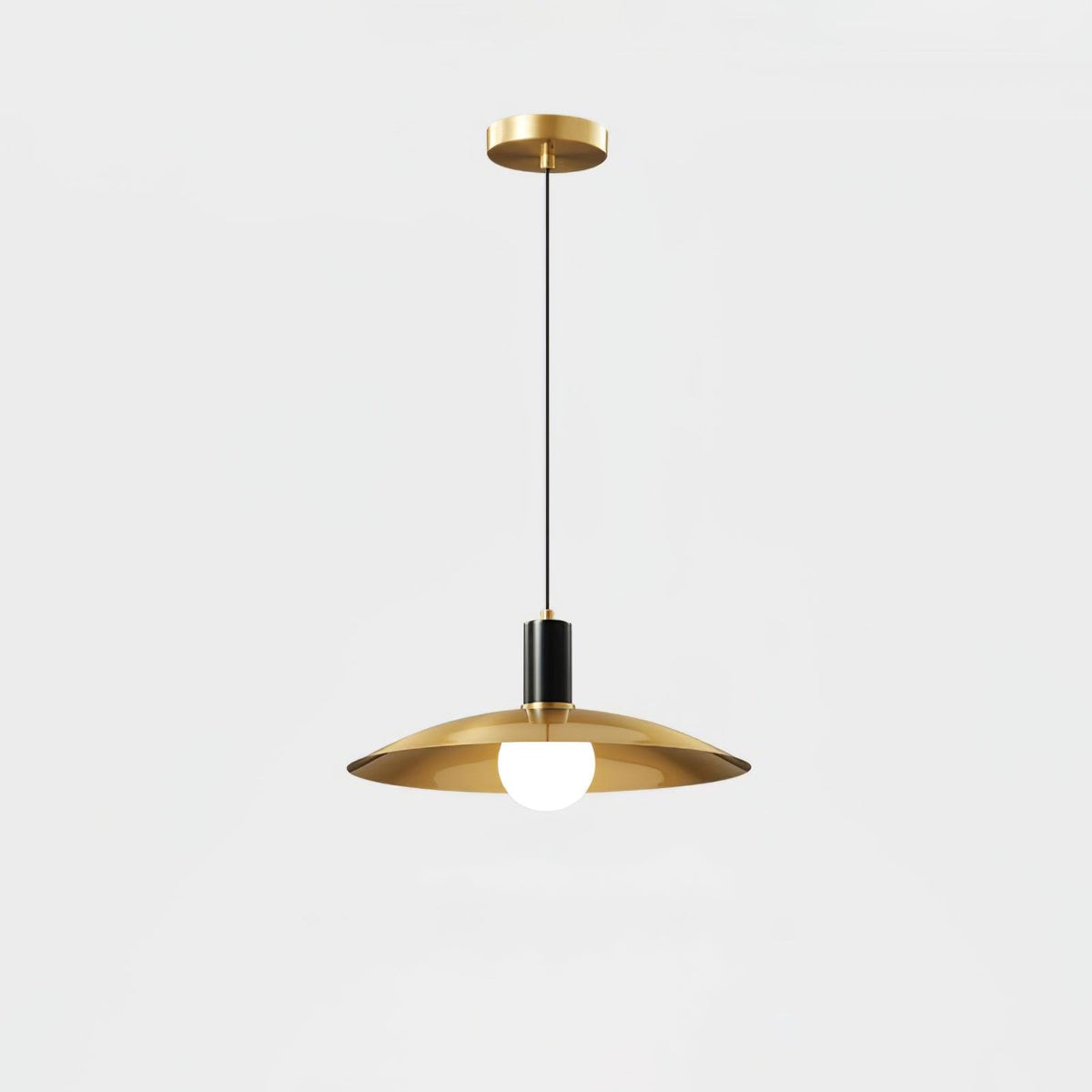 Brass Flared Pendant Lamp product view