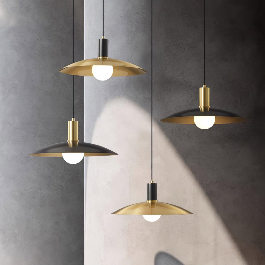 Brass Flared Pendant Lamp product view