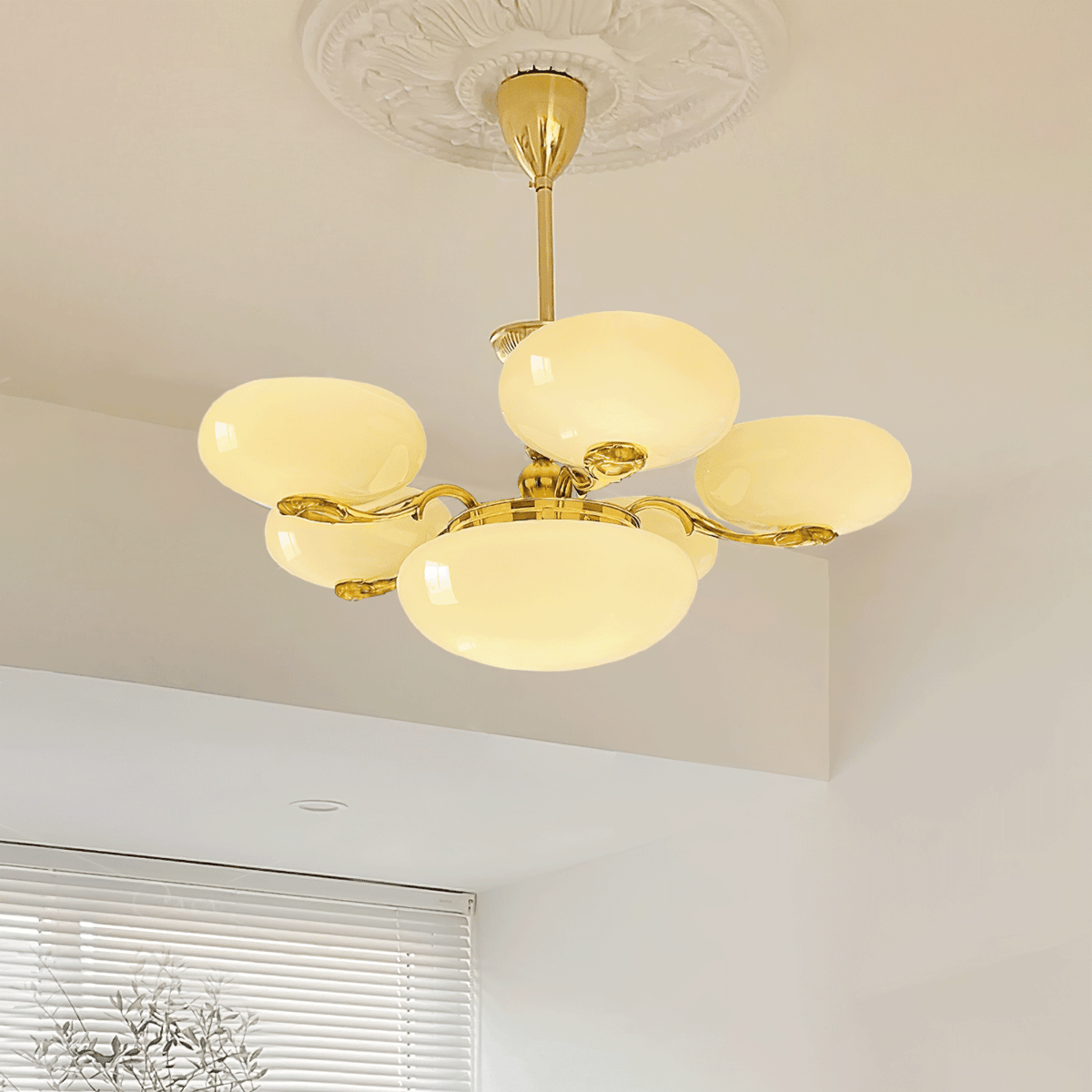 Brass Radiance Orb Chandelier product view