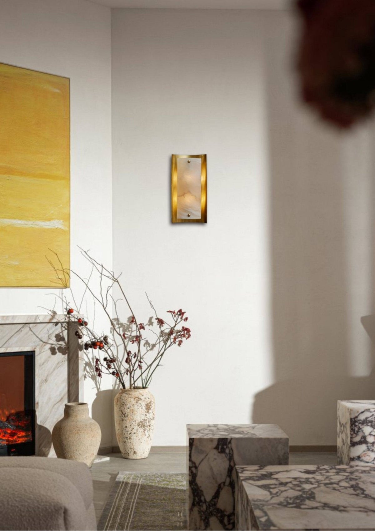 Calviero Alabaster Wall Sconce product view