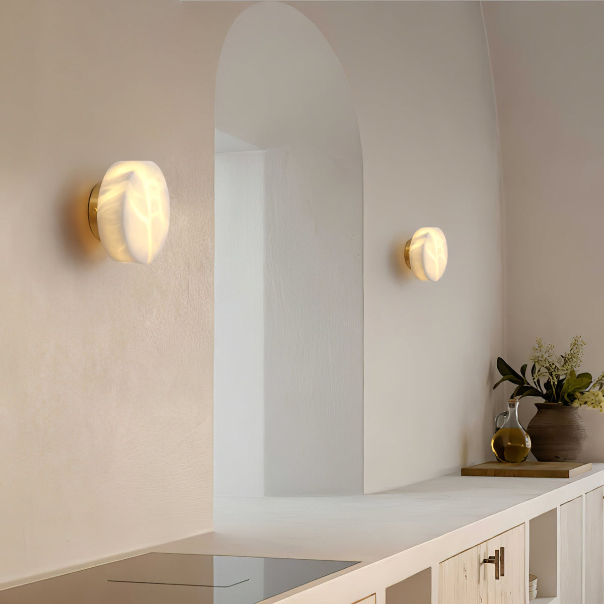 Cylindrical Alabaster Wall Light Wall lamp
