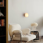 Cylindrical Alabaster Wall Light Wall lamp
