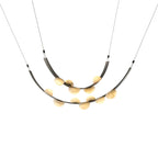 Dew Drops Alabaster Chandelier L 188cm x H 120cm / L 74″ x H 47.2″ / Black & White / Warm Light Chandelier