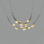 Dew Drops Alabaster Chandelier Chandelier