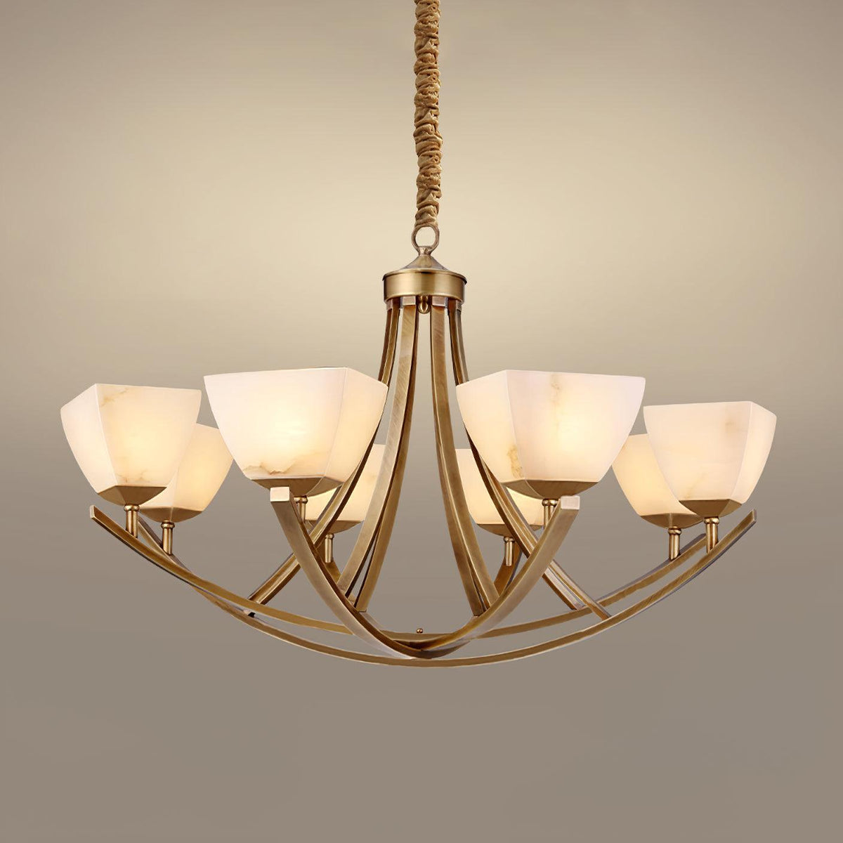 Dover Brass Chandelier product view