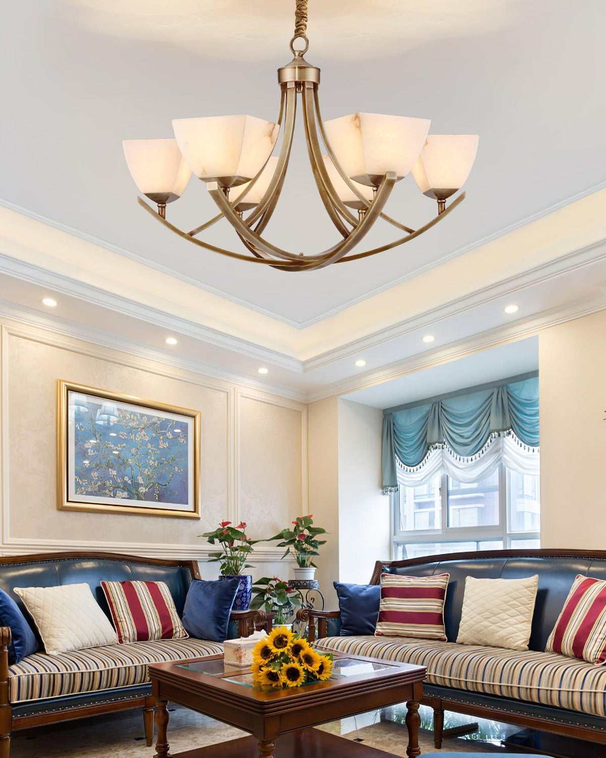 Dover Brass Chandelier product view