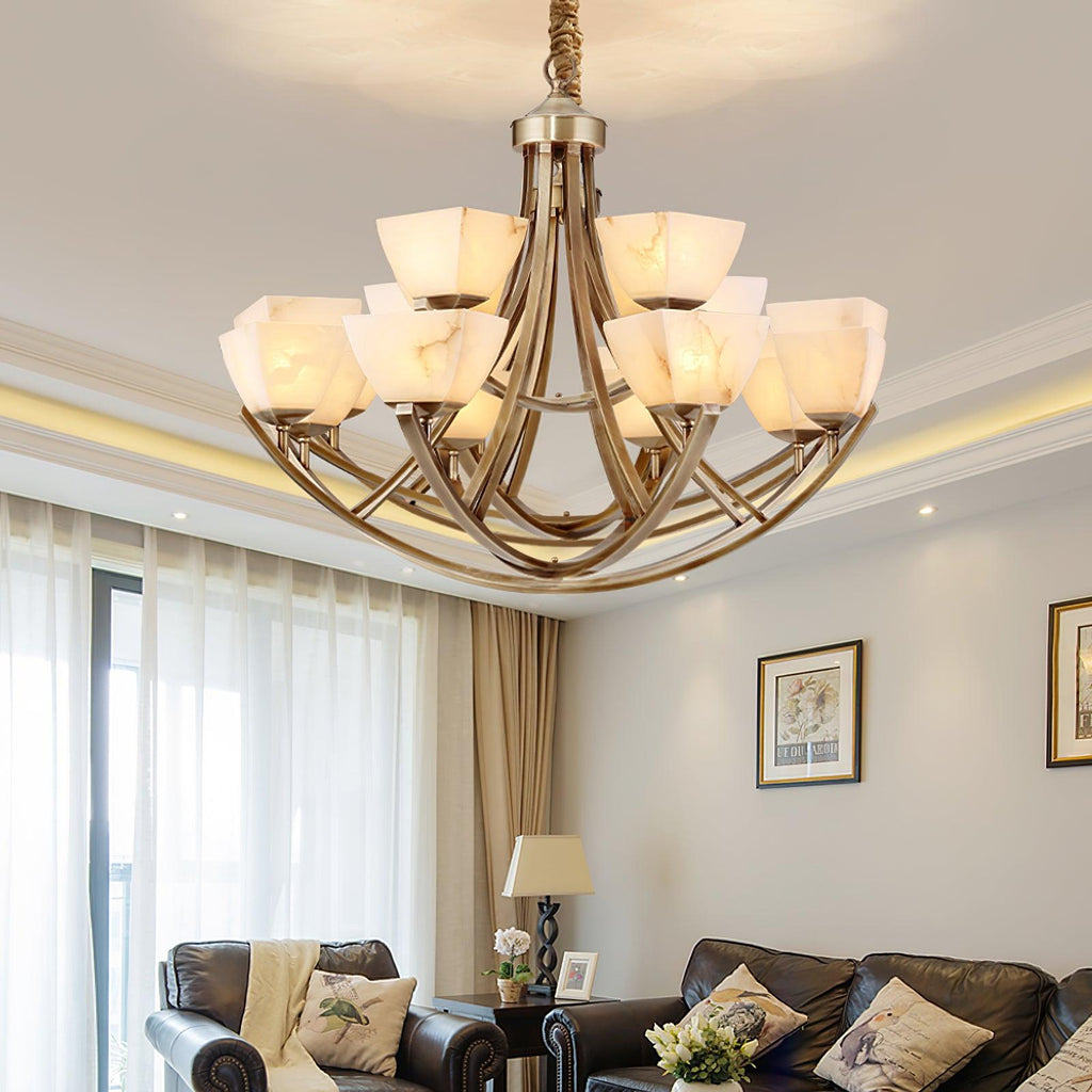 Dover Brass Chandelier product view