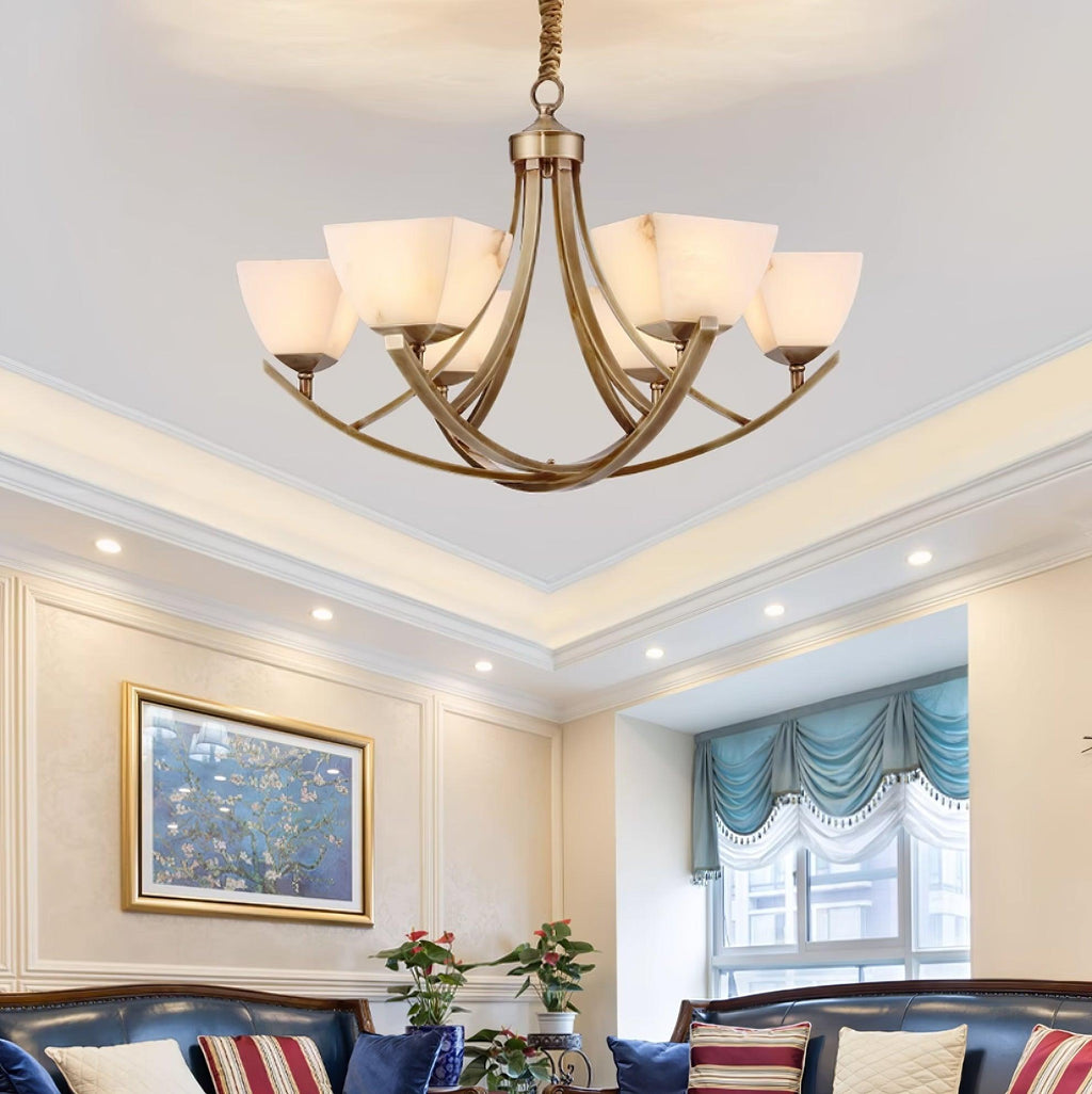 Dover Brass Chandelier product view