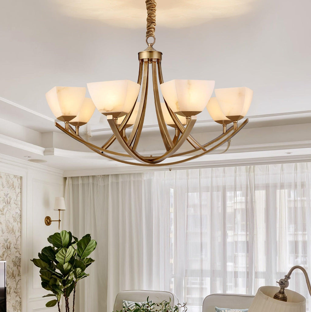 Dover Brass Chandelier product view