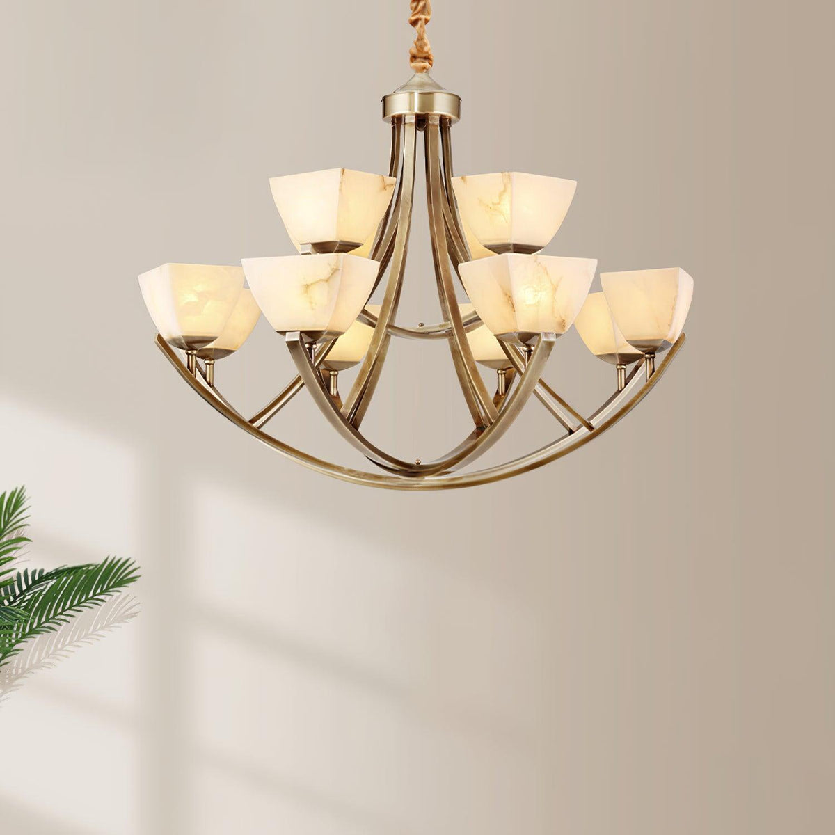Dover Brass Chandelier product view