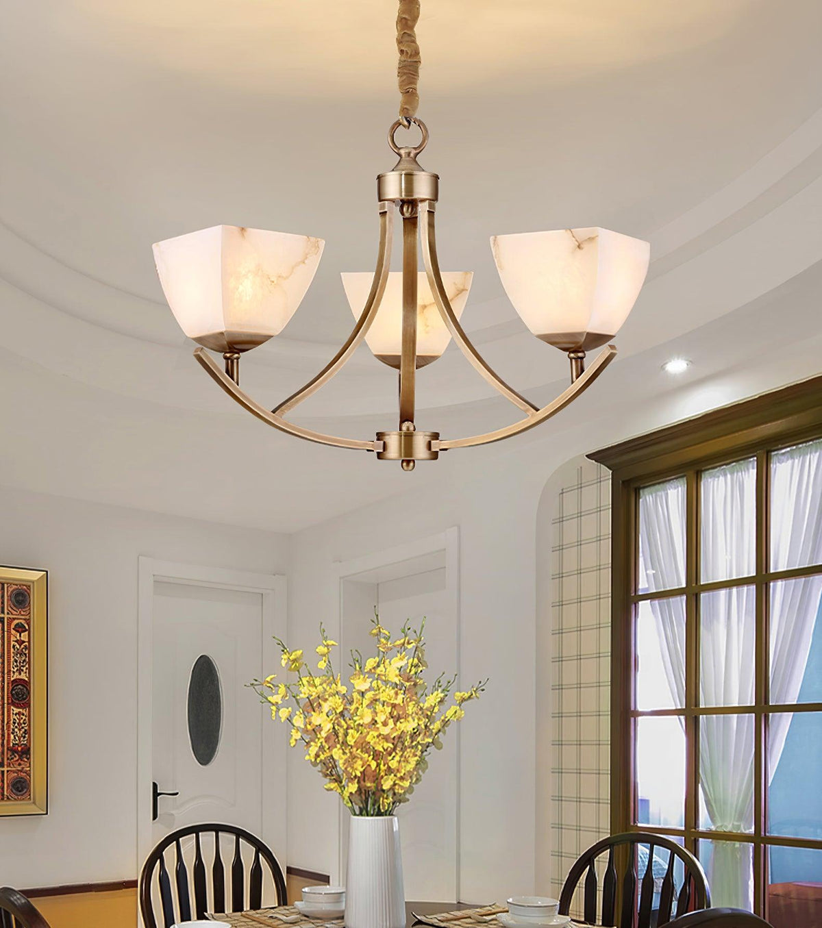Dover Brass Chandelier product view