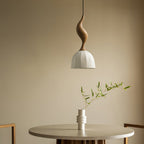Elowen Twisted Wood Pendant Light