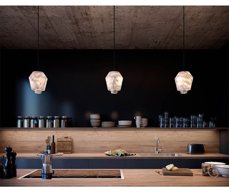 Elvian Alabaster Pendant Light product view