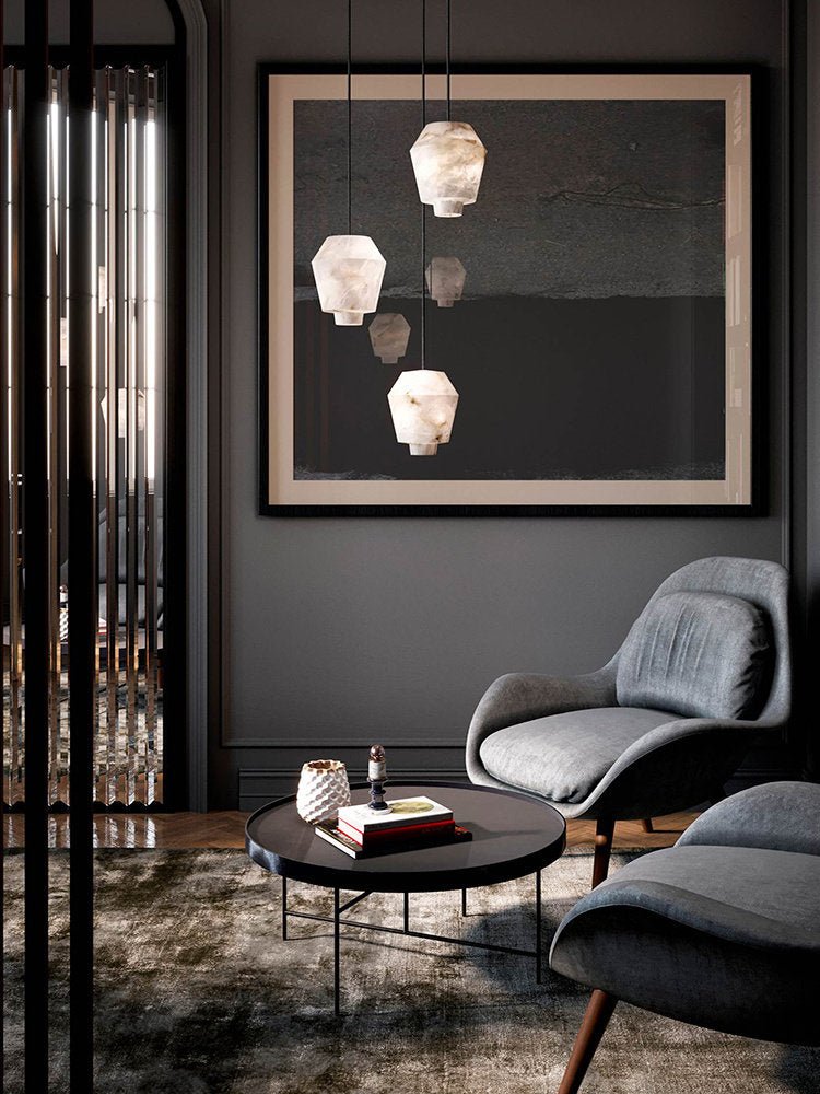 Elvian Alabaster Pendant Light product view
